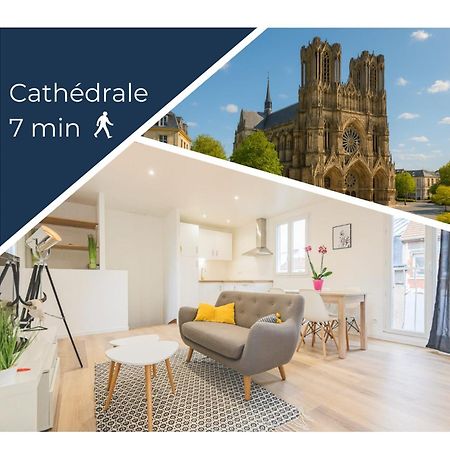 Appartement Lumineux Proche Cathedrale Реймс Экстерьер фото