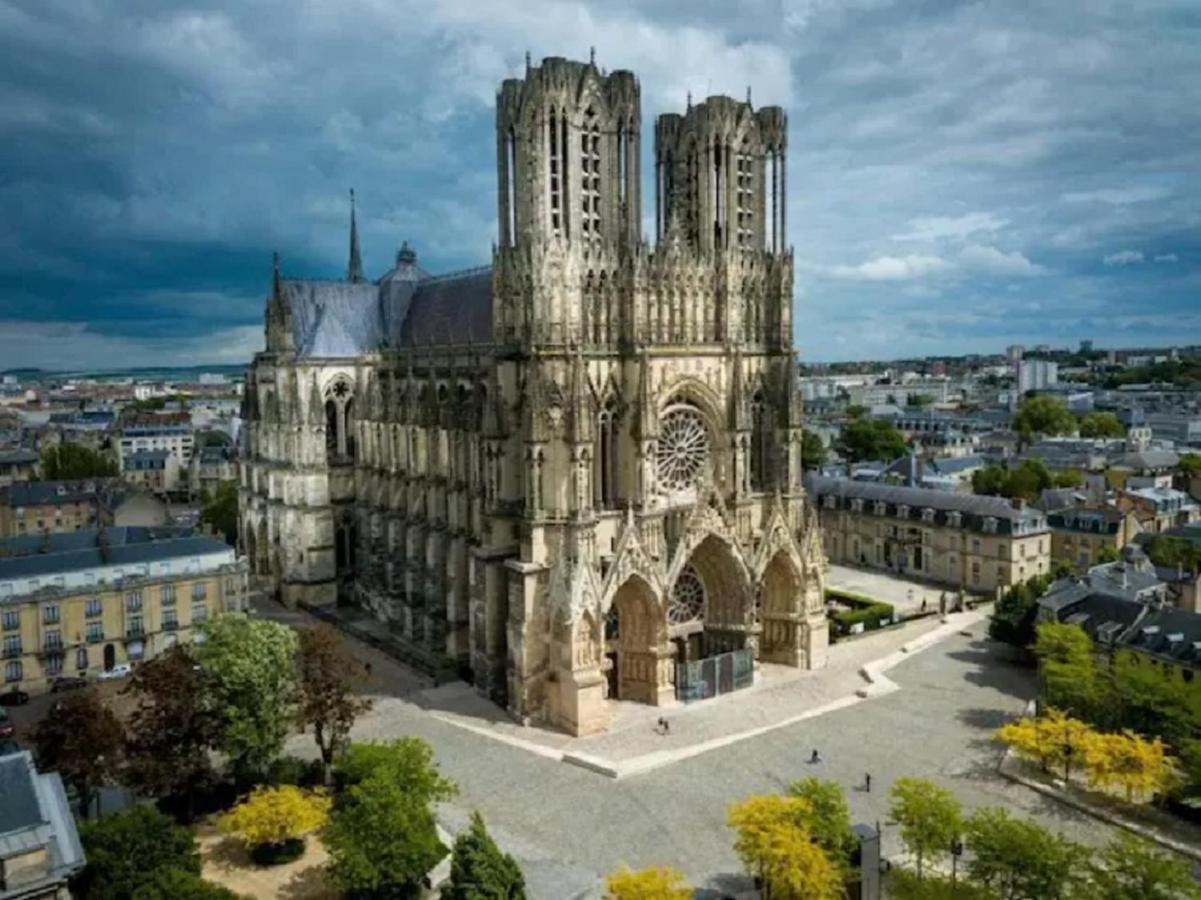 Appartement Lumineux Proche Cathedrale Реймс Экстерьер фото