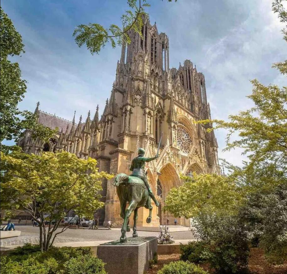 Appartement Lumineux Proche Cathedrale Реймс Экстерьер фото